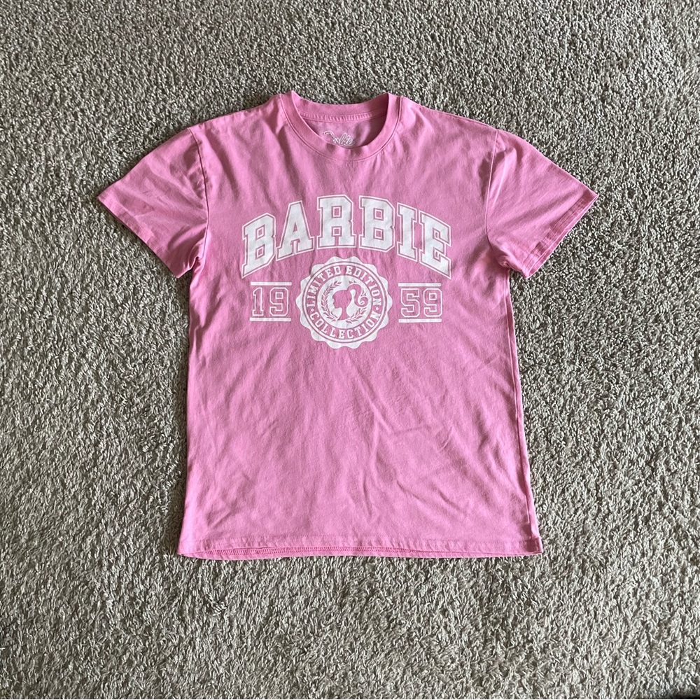 Mattel Barbie Graphic Pink T-Shirt